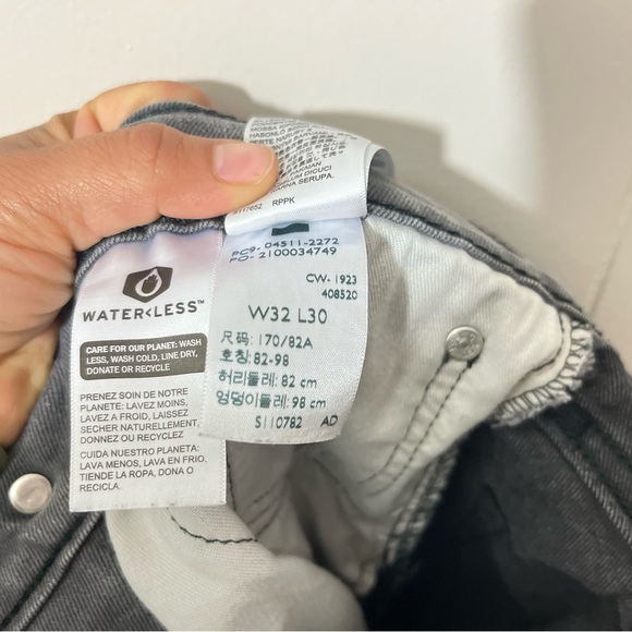 LEVIS 511 Jeans Mens GraySize 32x30 - Picture 11 of 11